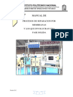 Manual Proceso de Separacion Por Membranas 22-1