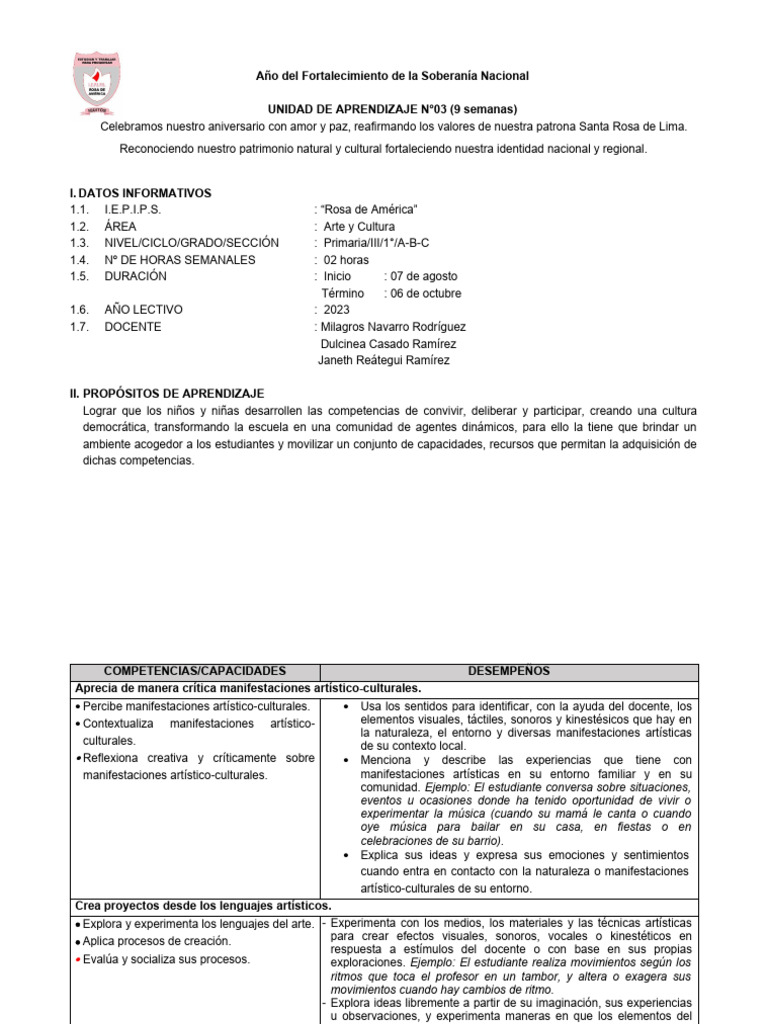Unidad arte iii bimestre 2023 pdf origami