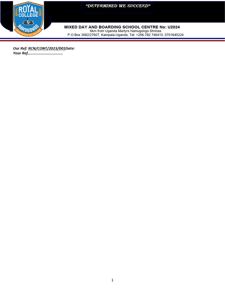 School Headed Paper | PDF