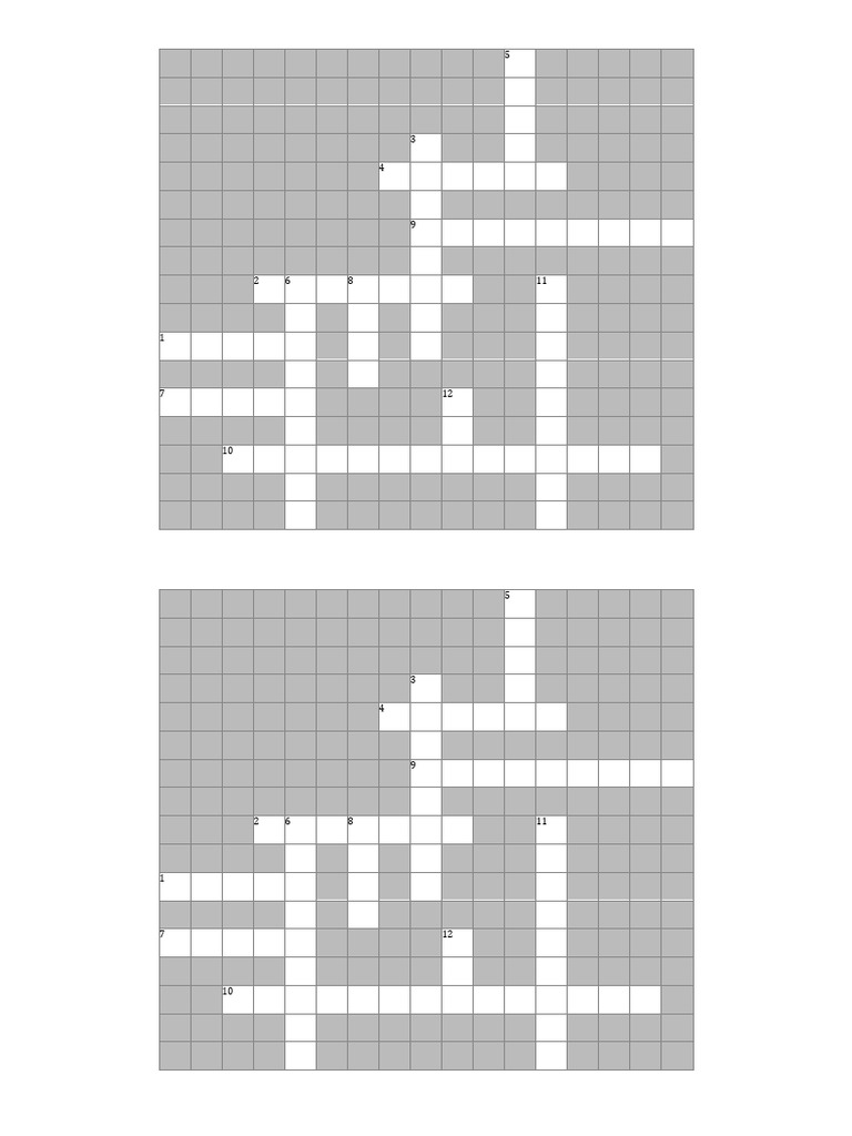 Crossword PDF