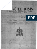 Le Voile D'isis 3s v1 n1 1910 Janvier