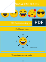 SEL Emoji Feelings Brainstorm Presentation