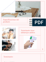 Especificaciones Del Producto