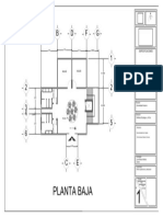 Planta Arquitectónica (Planta Baja)