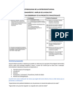 Mp02 Metodologia de La Intervenció Social Uf 1 Diagnòstic I Anàlisi de La Realitat Ti1: Redacció D'Un Esborrany D'Un Projecte D'Investigació