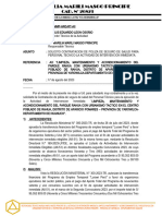 Informe #05 Solicito Contratacion para Poliza Salud P. Tecnico