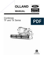 New Holland TF TX Combine Service Manual