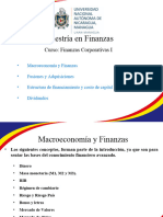 Finanzas Corporativas I - Clase I