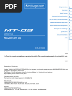 Yamaha XSR700 Owner's Manual | PDF