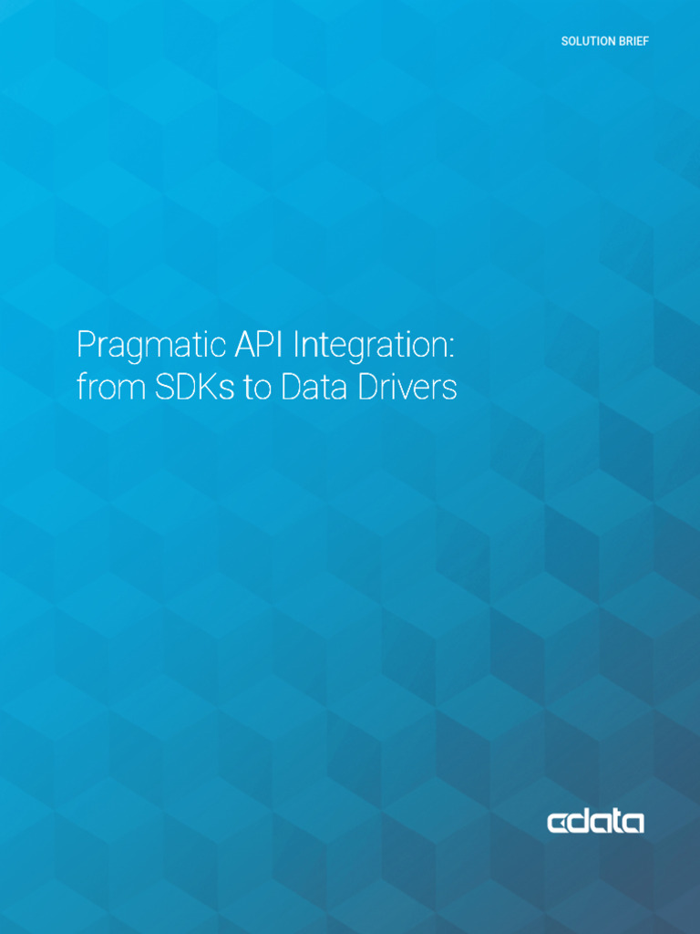 Pragmatic Api Integration | Download Free PDF | Sql | Databases