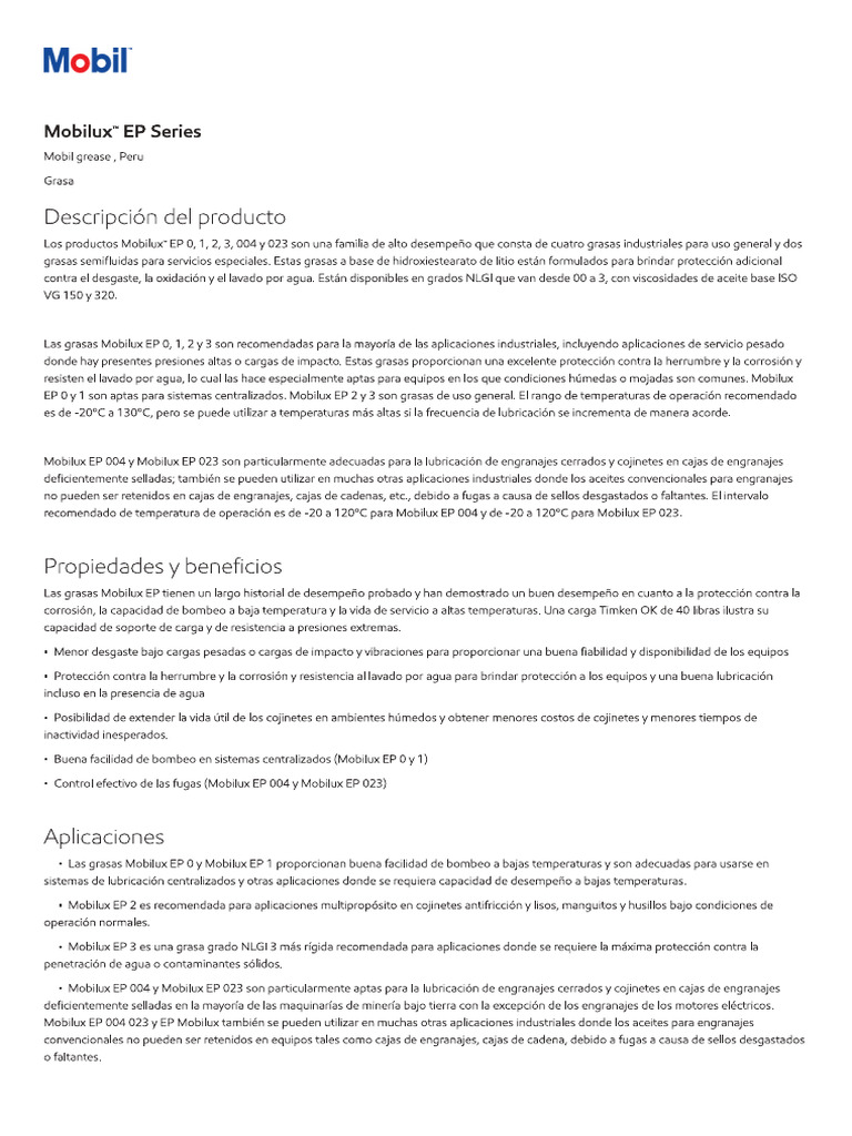 Mobilux™ EP Series | PDF