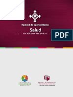 Programa Sectorial de Salud - 0-2