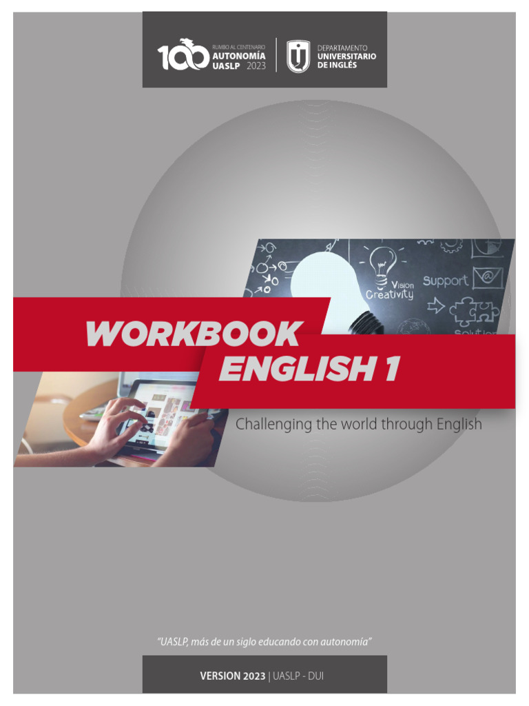 UASLP English Workbook 2023 | PDF | English Language | Human Communication