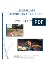 Les Epreuves Combinees Athletiques Au Cycle 3 Et 4