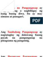 Ang Payak Na Pangungusap Ay Nagpapahayag o Nagbibigay