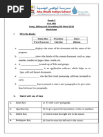 WSGR3-Unit45-Using, Editingand FormattingInWord2016