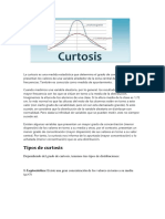 Dependiendo Del Grado de Curtosis, Tenemos Tres Tipos de Distribuciones