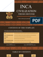 Inca Civilization Thesis Defense by Slidesgo