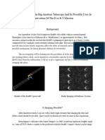 Investigation Into The Big Amature Telescope and Its Possible Uses in Observation of The D.A.R.T Mission