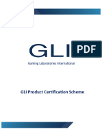 GLI Product Certification Scheme PC QS 011