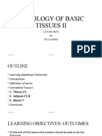 Histology of Basic Tissues II (Autosaved)