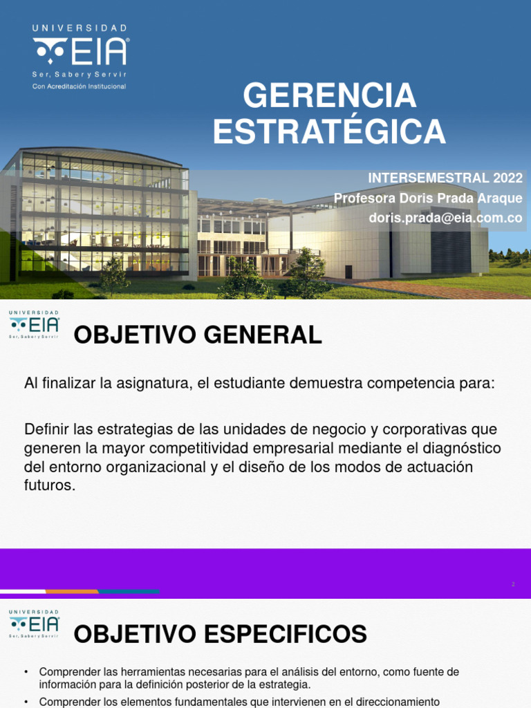 Gerencia Estrategica Introducción A La Estrategia Pdf Gestión