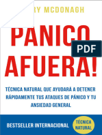 Panico Afuera Tecnica Natural Que Ayudara A Detiedad General (Spanish Edition) - Barry McDonagh