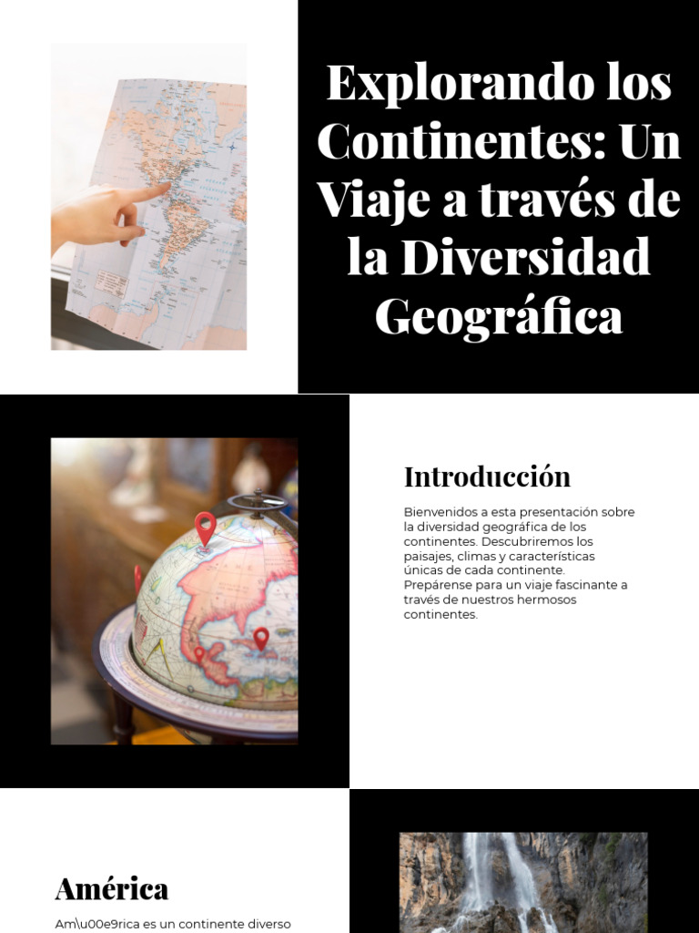 Explorando Los Continentes Un Viaje A Traves de La Diversidad ...