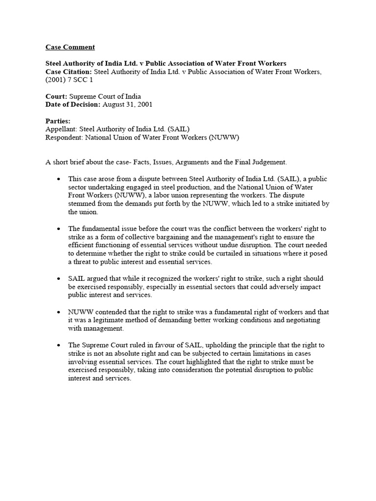 Labour Rights and Strike Limitations | PDF | Strike Action | Labour Law