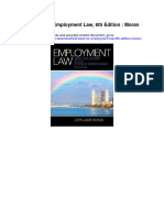 Test Bank For Employment Law 6th Edition Moran