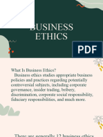 Lesson 1 Business Ethics