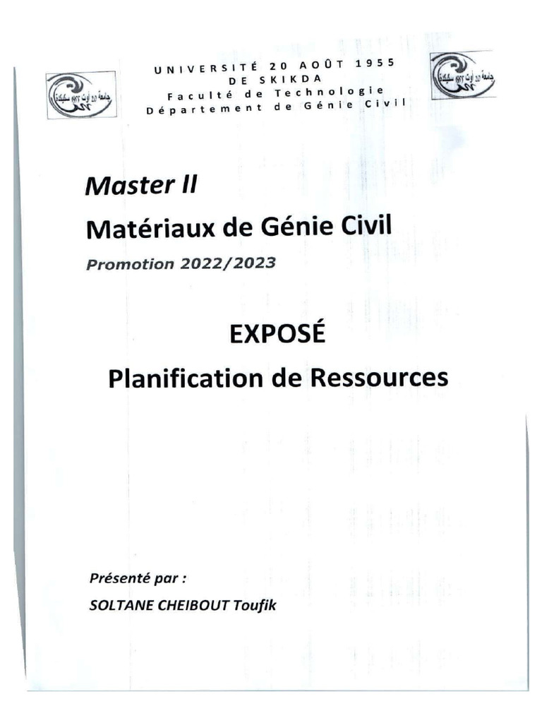 Exposé Manuscrit | PDF