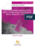 MH Fondation Handicap Etude Chiffree N5-Les Personnes Handicapees Face Emploi Entreprise 2022 311