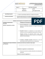 PLANIFICACIÓN Matemática Segundo Grado Secundaria 2022-2023 Semanas 1 2 y 3