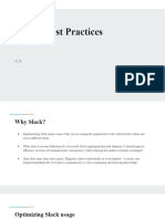 Slack - Best Practices