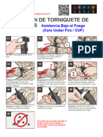 Aplicación de Torniquete de Dos Manos Cuf