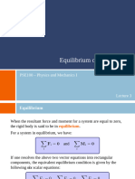 Lecture 3 Equilibrium of Rigid Bodies Handout