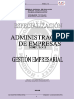 Modulo Ii: Universidad Nacional de Educacion Enrique Guzman Y Valle Escuela de Postgrado