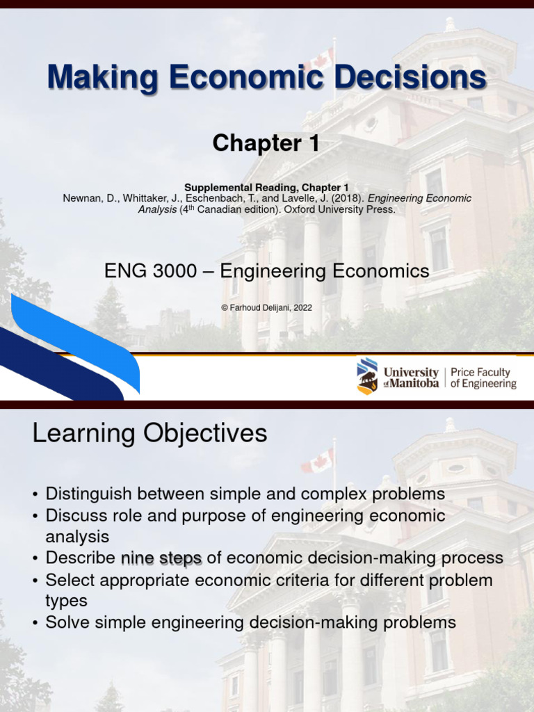 Steps in Economic Decision Making | PDF | Decision Making | Cost
