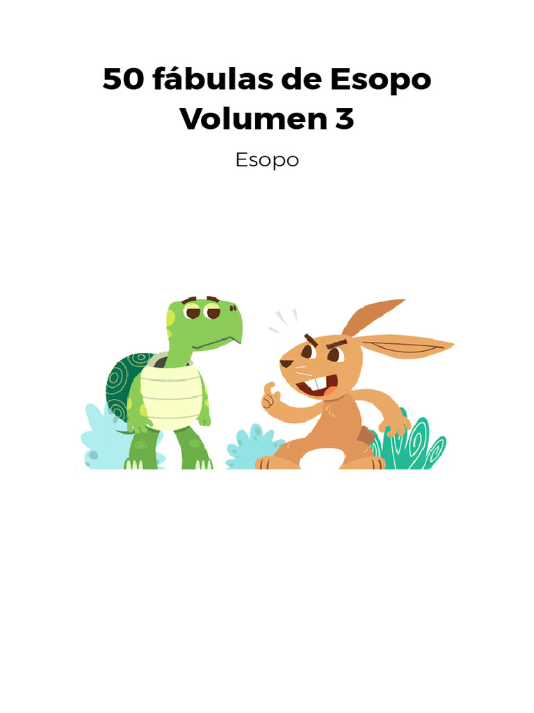 50 Fábulas de Esopo Volumen 3 | PDF | Atenea