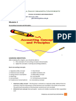 MODULE 2 Accounting Concepts and Principles