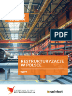 Restrukturyzacje W Polsce. Raport Troczny 2021