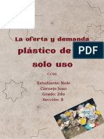 Investigacion Del Plastico de Un Solo Uso