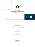 Plataformas de Administración Gnu-Linux I Taller No. 9 - Instalacion y Actualizacion de Paquetes de Software