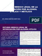 Intoxicación Alcohol Etilico Metilico