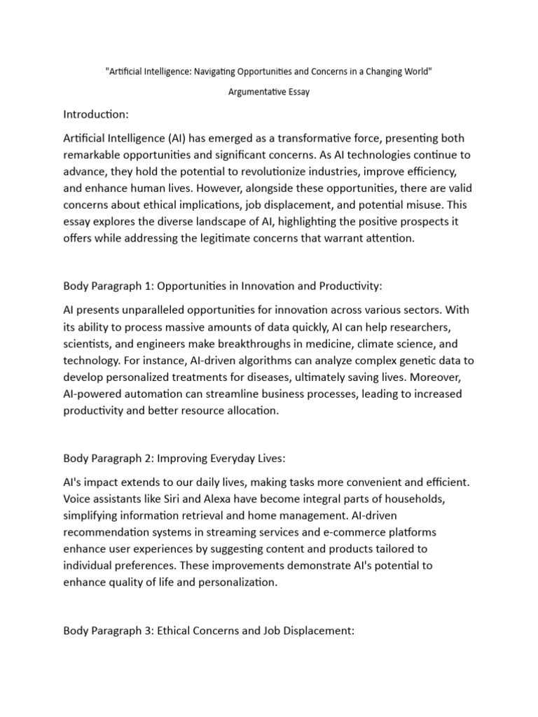 AI: Balancing Innovation and Ethics | PDF | Artificial Intelligence ...