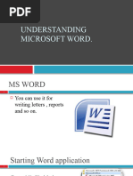 Understanding Microsoft Word