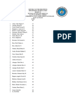 3rd Quarter Score Sheets ENGLISH