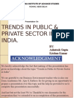 Trends in Public and Private Sector in India 2381