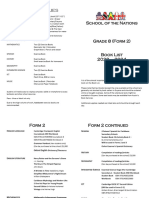 Booklists - 2023-2024 - Grade 8 (Form 2)